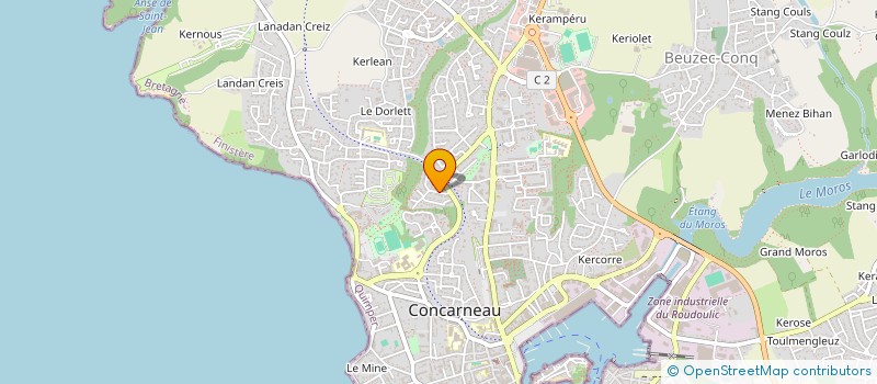 localisation de l'entreprise SCI VALENCE  CONCARNEAU