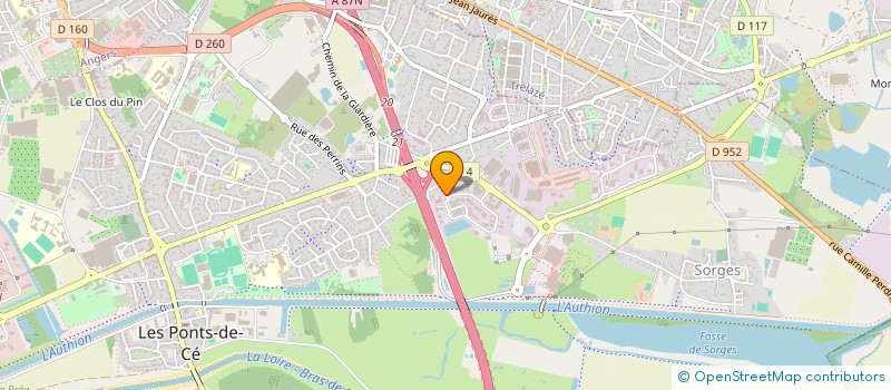 localisation de l'entreprise SCI VALENCE  LES PONTS-DE-CE