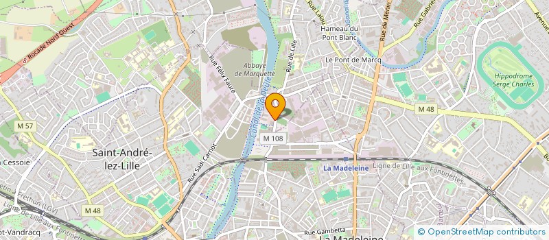 localisation de l'entreprise SCI VALENCIENNES CONNECT  MARQUETTE-LEZ-LILLE