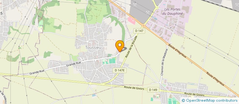 localisation de l'entreprise SCI VALENCIN  SAINT-PIERRE-DE-CHANDIEU