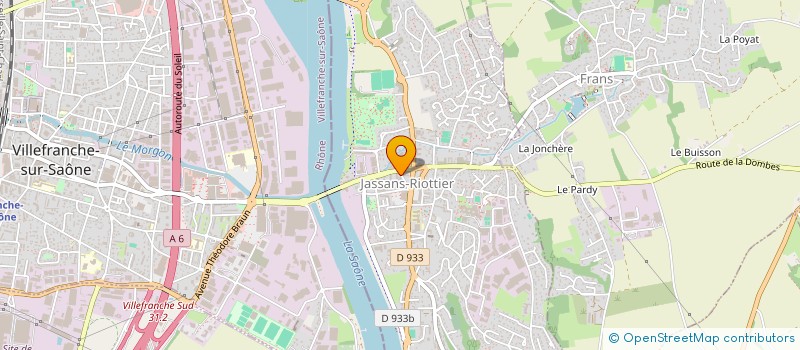 localisation de l'entreprise SCI VALENCOT à JASSANS-RIOTTIER