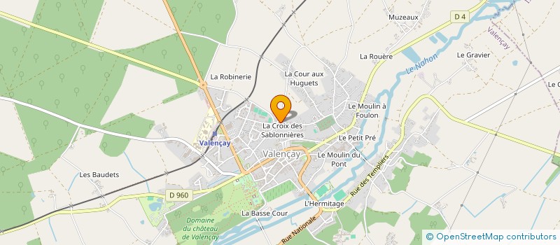 localisation de l'entreprise SCI VALENCYA à VALENCAY