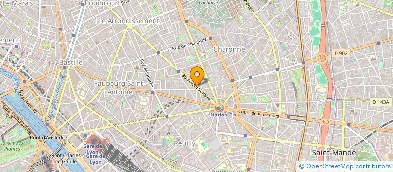 localisation de l'entreprise SCI VALENPIERRE  PARIS