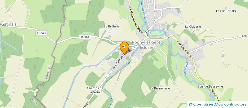 localisation de l'entreprise SCI VALENT  ROGNY-LES-SEPT-ECLUSES