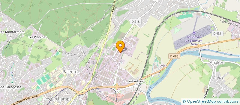 localisation de l'entreprise SCI VALENTE  THISE