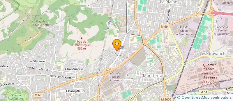 localisation de l'entreprise SCI VALENTE  CLERMONT-FERRAND