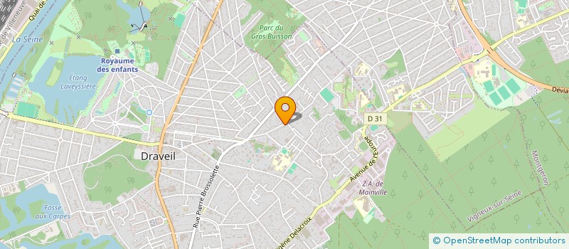 localisation de l'entreprise SCI VALENTHONY  DRAVEIL