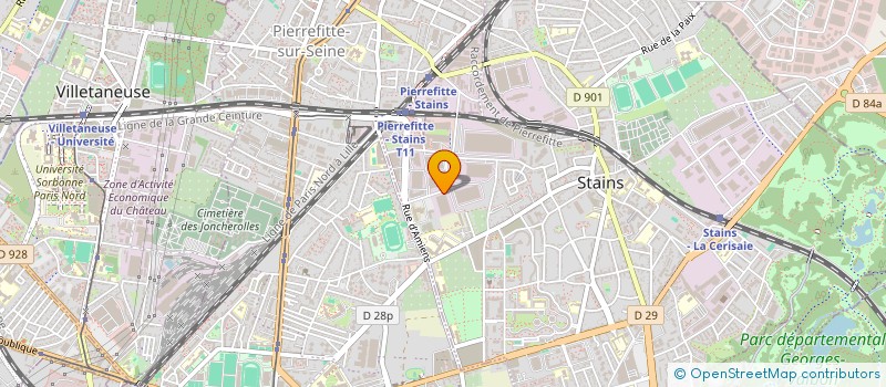 localisation de l'entreprise SCI VALENTIN 13 à STAINS