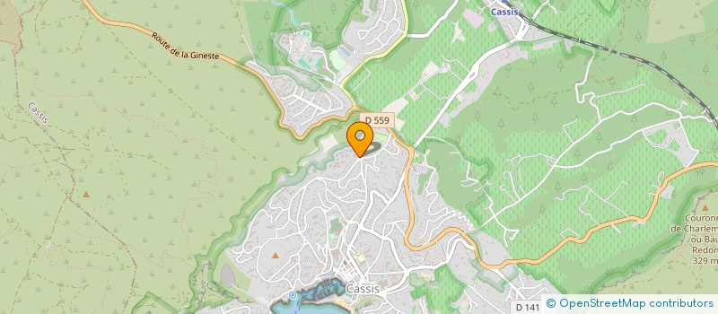 localisation de l'entreprise SCI VALENTIN à CASSIS