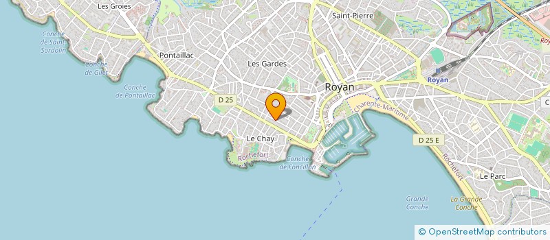 localisation de l'entreprise SCI VALENTIN  ROYAN