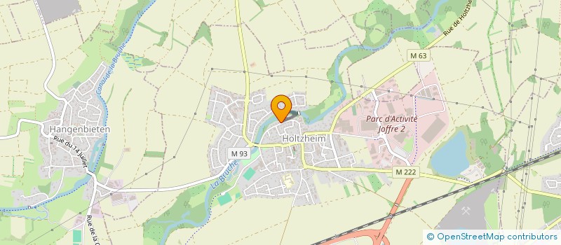 localisation de l'entreprise SCI VALENTIN  HOLTZHEIM