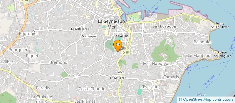localisation de l'entreprise SCI VALENTIN à LA SEYNE-SUR-MER