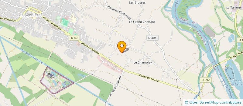 localisation de l'entreprise SCI VALENTIN  LES AVENIERES VEYRINS-THUELLIN