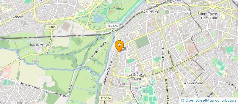 localisation de l'entreprise SCI VALENTIN à CAEN