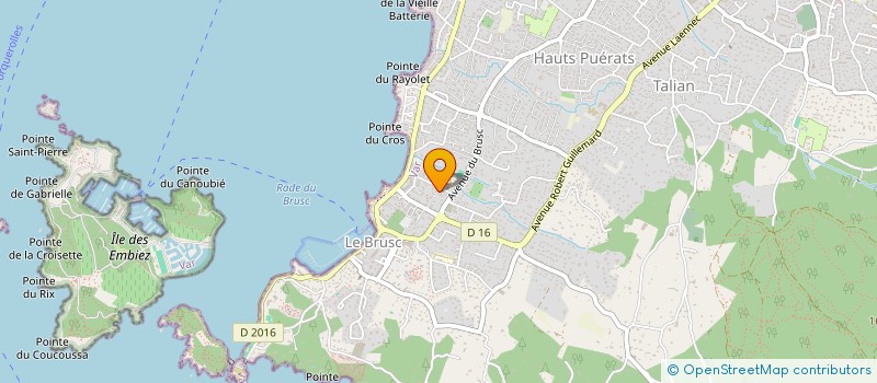 localisation de l'entreprise SCI VALENTIN à SIX-FOURS-LES-PLAGES