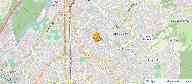 localisation de l'entreprise SCI VALENTIN  ANNECY