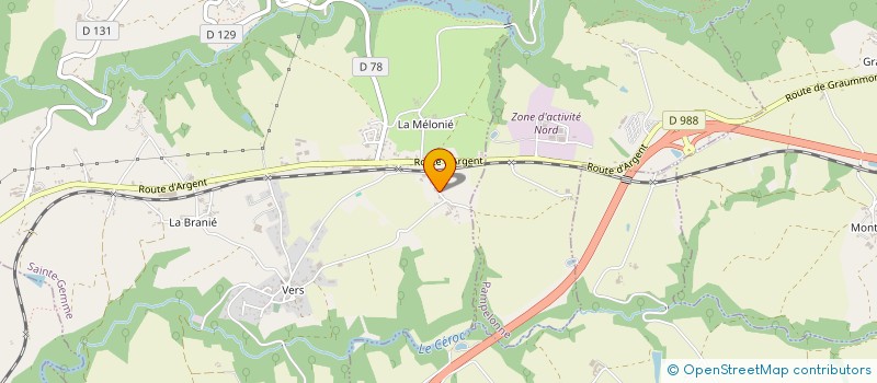 localisation de l'entreprise SCI VALENTIN  SAINTE-GEMME