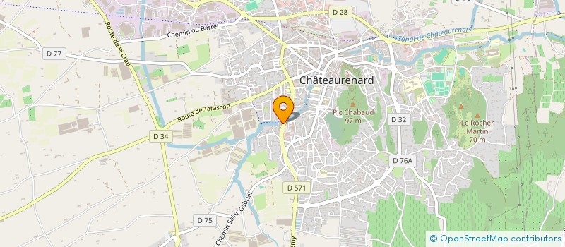localisation de l'entreprise SCI VALENTIN à CHATEAURENARD