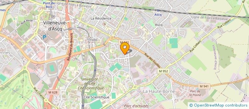 localisation de l'entreprise SCI VALENTIN à VILLENEUVE-D'ASCQ