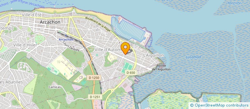 localisation de l'entreprise SCI VALENTIN  ARCACHON