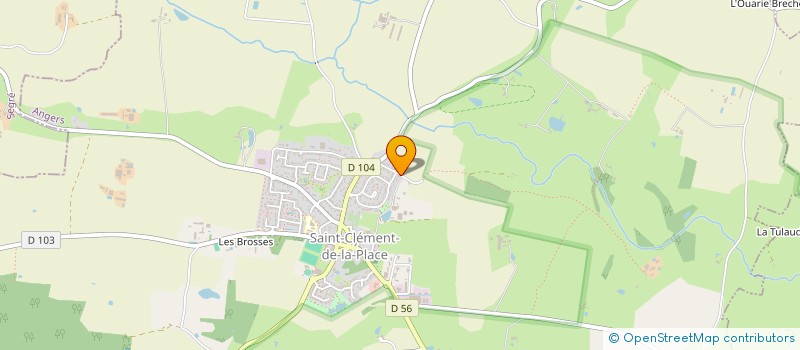 localisation de l'entreprise SCI VALENTIN à SAINT-CLEMENT-DE-LA-PLACE