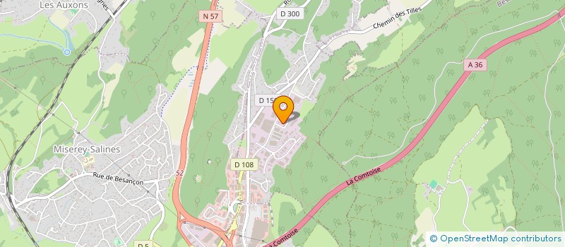 localisation de l'entreprise SCI VALENTIN  CHATILLON LE DUC