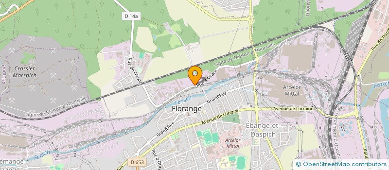 localisation de l'entreprise SCI VALENTINA  FLORANGE