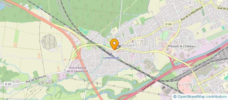 localisation de l'entreprise SCI VALENTINA  LUTTERBACH