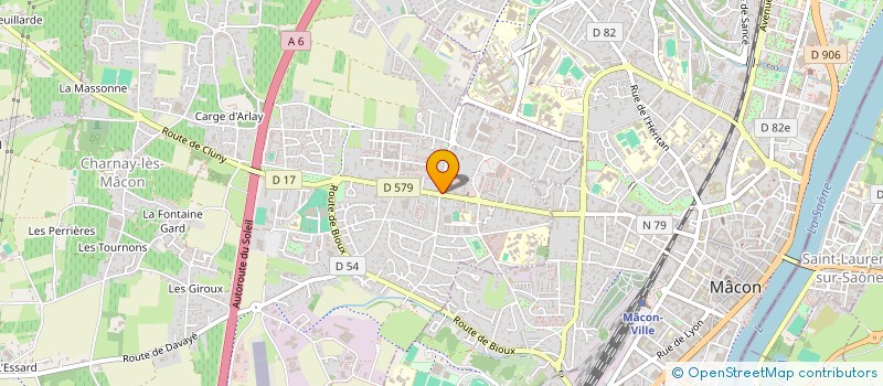 localisation de l'entreprise SCI VALENTINE à CHARNAY-LES-MACON