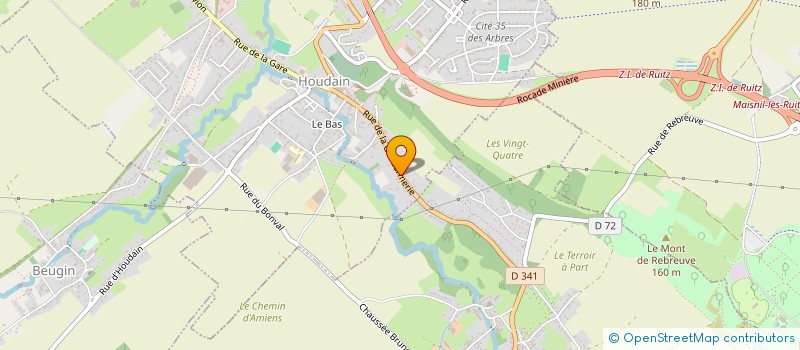 localisation de l'entreprise SCI VALENTINE  HOUDAIN