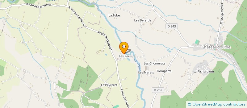 localisation de l'entreprise SCI VALENTINE à CHATEAUDOUBLE