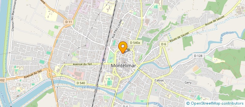 localisation de l'entreprise SCI VALENTINE à MONTELIMAR