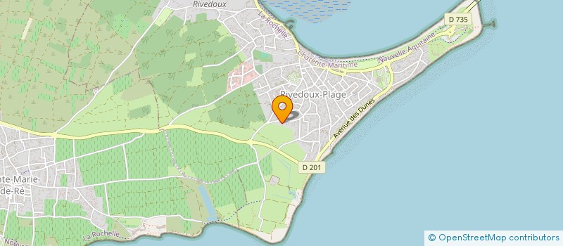 localisation de l'entreprise SCI VALENTINE  RIVEDOUX-PLAGE