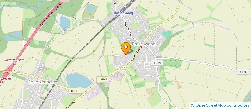 localisation de l'entreprise SCI VALENTINE  RSCHWOOG