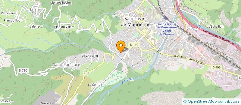 localisation de l'entreprise SCI VALENTINE  SAINT-JEAN-DE-MAURIENNE