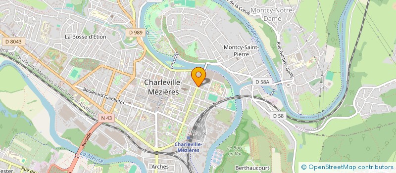 localisation de l'entreprise SCI VALENTINE  CHARLEVILLE-MEZIERES