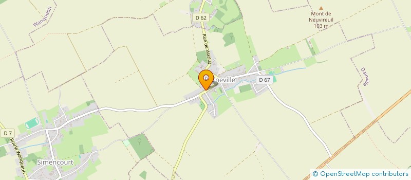 localisation de l'entreprise SCI VALENTINE  BERNEVILLE