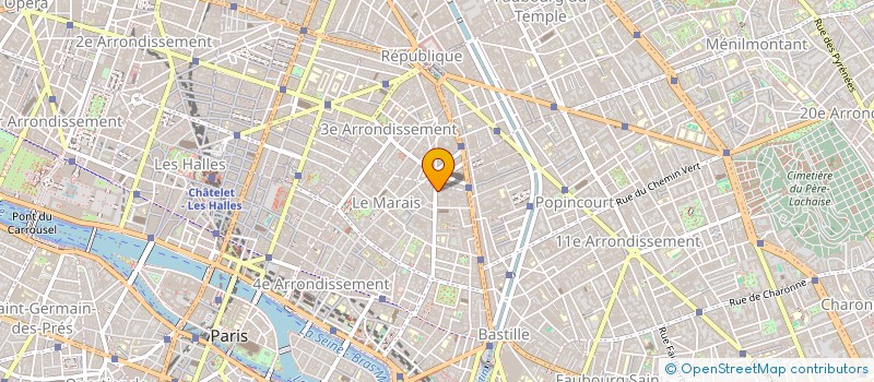 localisation de l'entreprise SCI VALENTINE CHARNY à PARIS