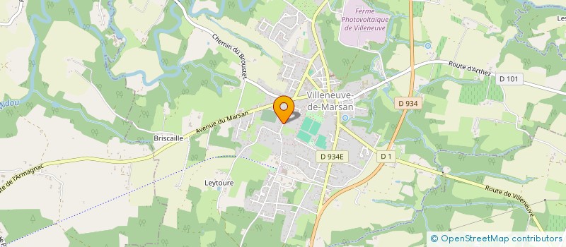 localisation de l'entreprise SCI VALENTINE VILLENEUVOISE à VILLENEUVE-DE-MARSAN