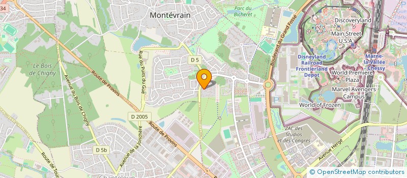 localisation de l'entreprise SCI VALENTINI-RAMIN  MONTEVRAIN