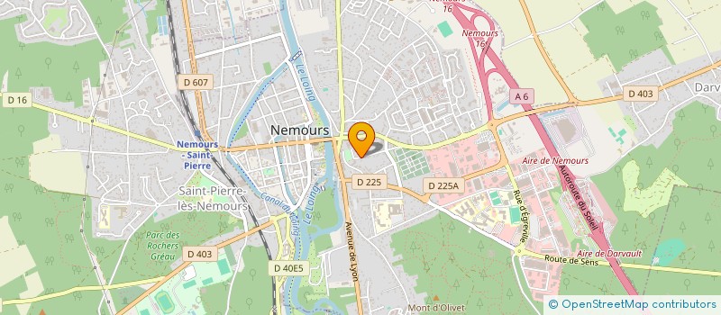 localisation de l'entreprise SCI VALENTINO  NEMOURS