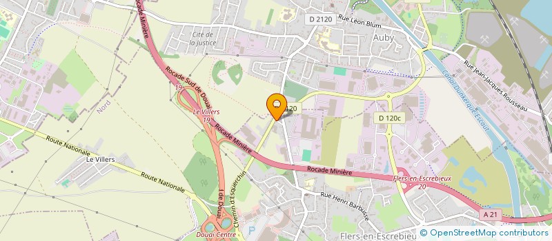 localisation de l'entreprise SCI VALENZO  FLERS-EN-ESCREBIEUX