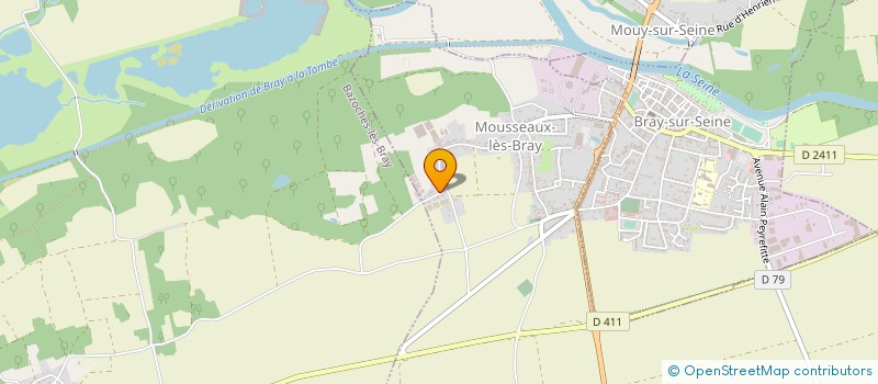 localisation de l'entreprise SCI VALERI  MOUSSEAUX-LES-BRAY