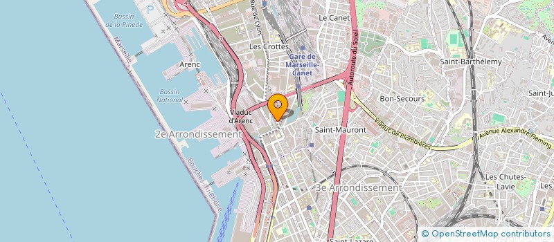 localisation de l'entreprise SCI VALERI à MARSEILLE