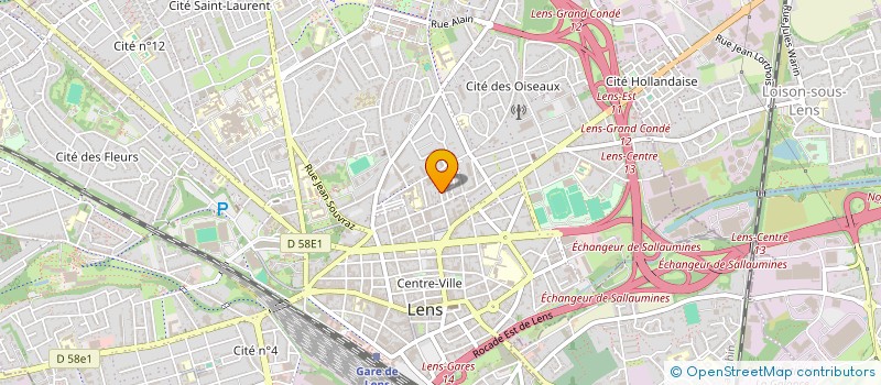 localisation de l'entreprise SCI VALERIAN  LENS