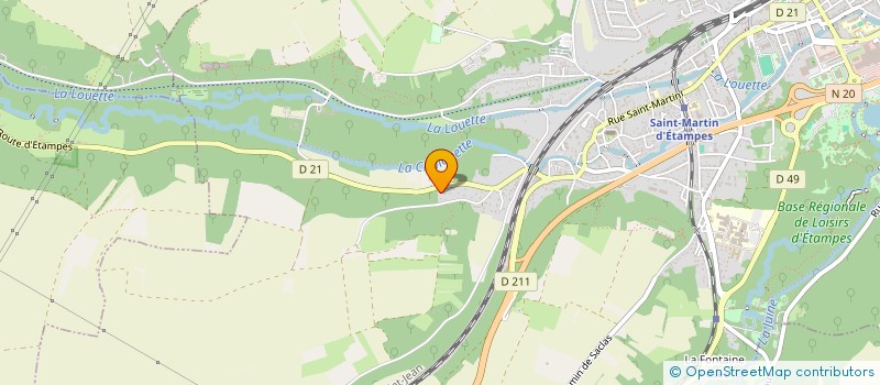 localisation de l'entreprise SCI VALERIANE  ETAMPES