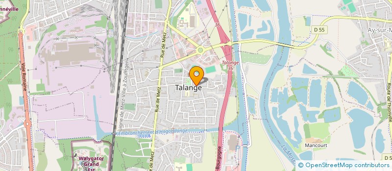 localisation de l'entreprise SCI VALERIANNE à TALANGE