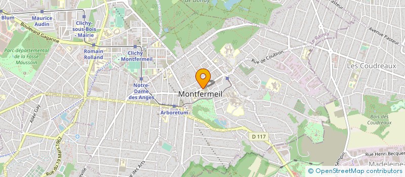 localisation de l'entreprise SCI VALERIC  MONTFERMEIL