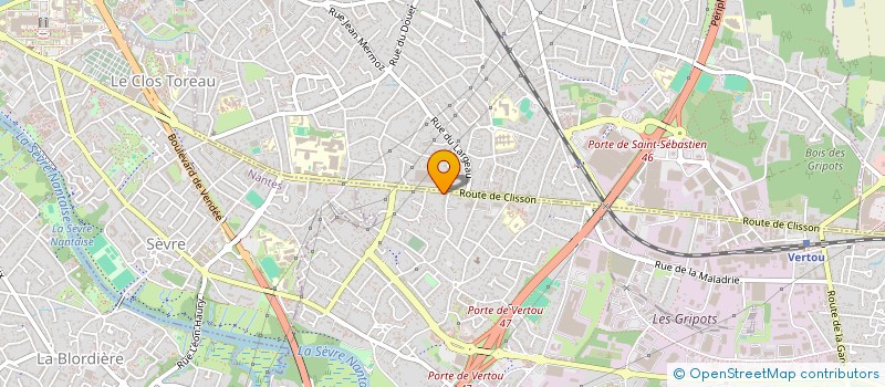 localisation de l'entreprise SCI VALERIC  VERTOU