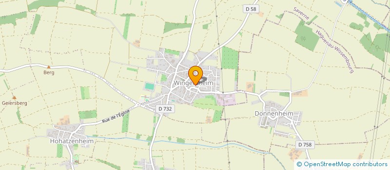 localisation de l'entreprise SCI VALERIC  WINGERSHEIM LES QUATRE BANS